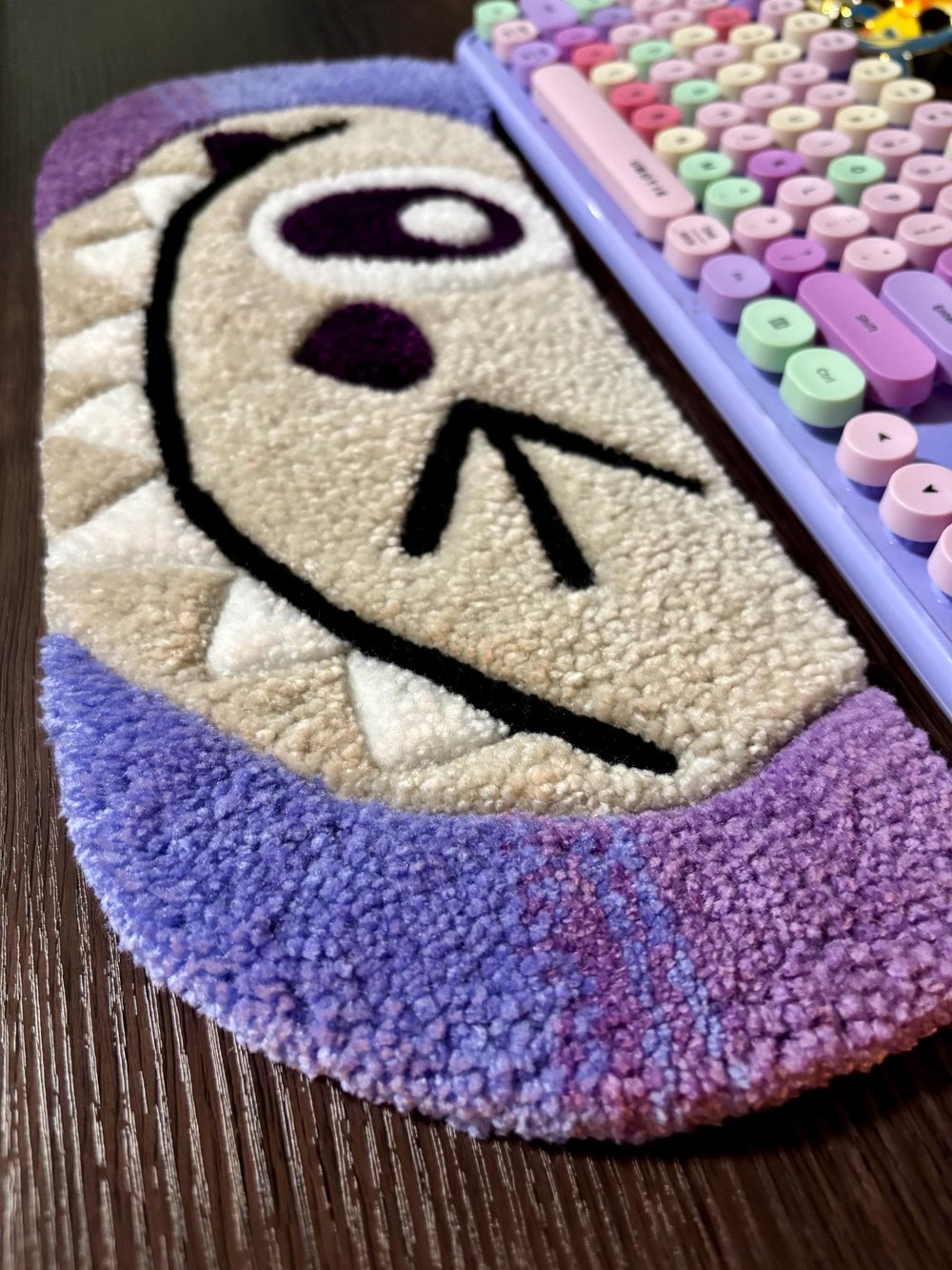 Image of "Luck" Labubu Desk Rug