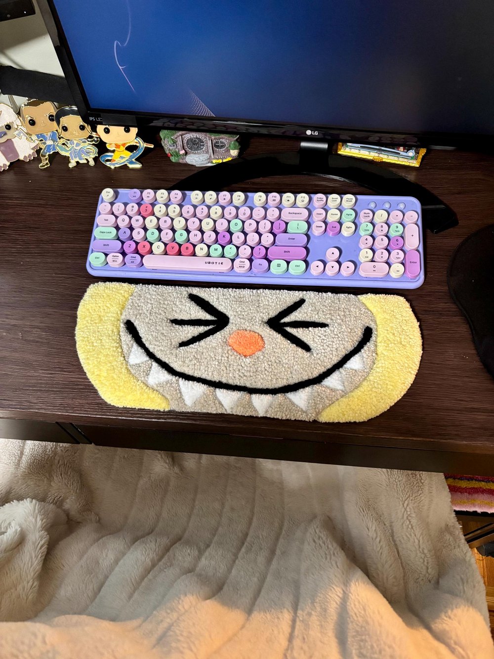 Image of "Sisi" Labubu Desk Rug