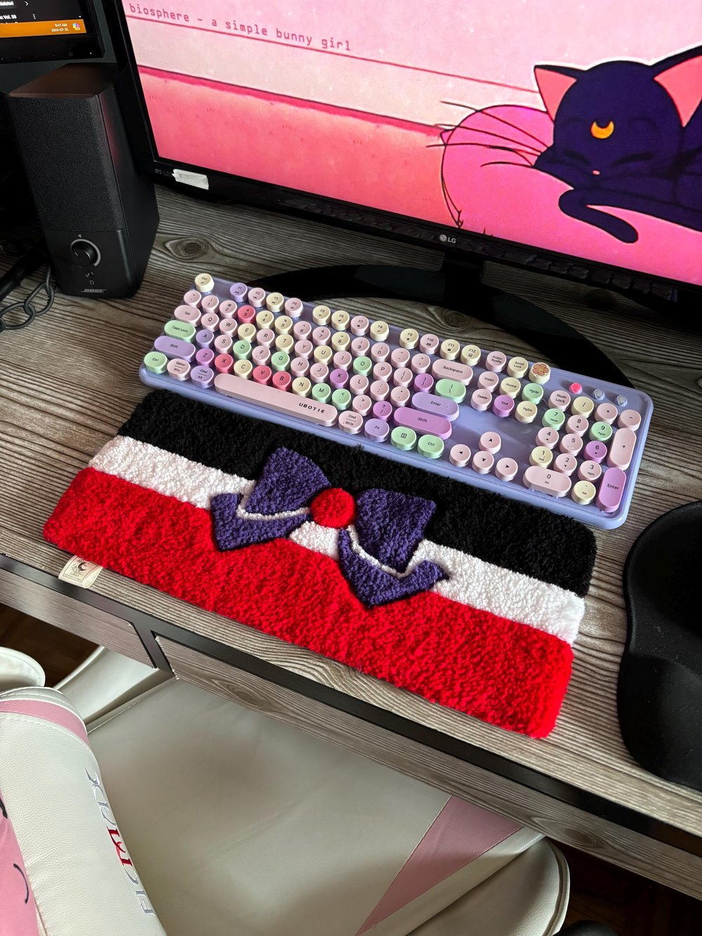 Image of Mars Girl Warrior Desk Rug