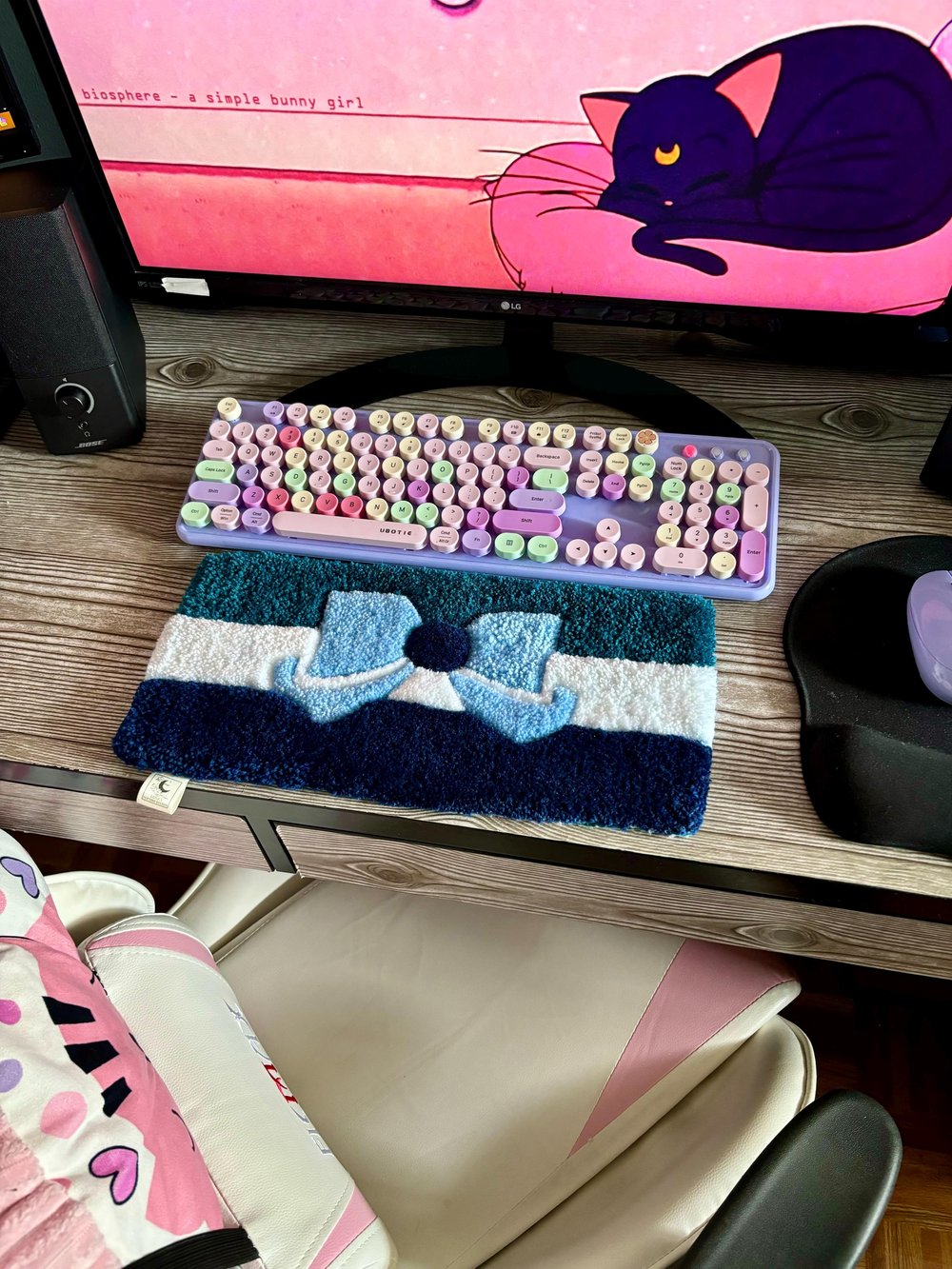 Image of Mercury Girl Warrior Desk Rug
