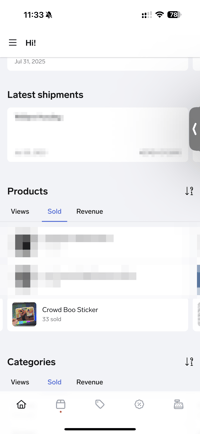 Image 3 of Crowd Boo Sticker 