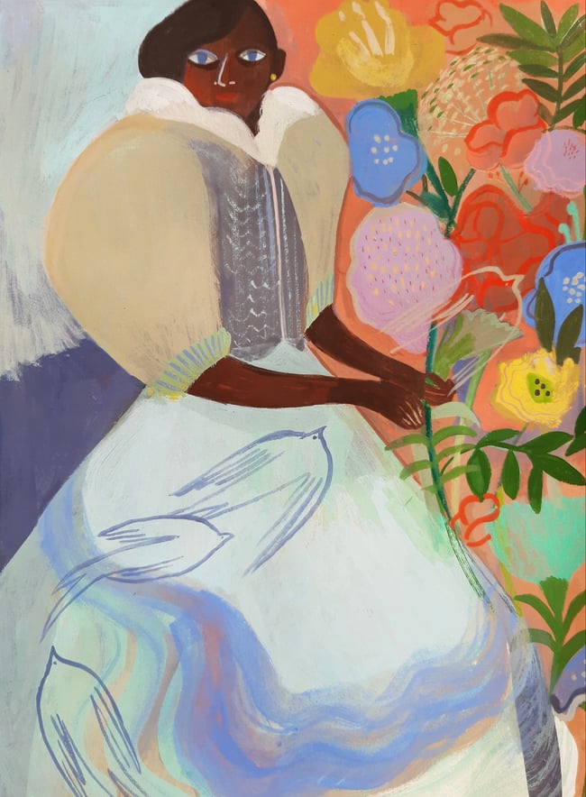 SALE Skylarks ~ Original painting