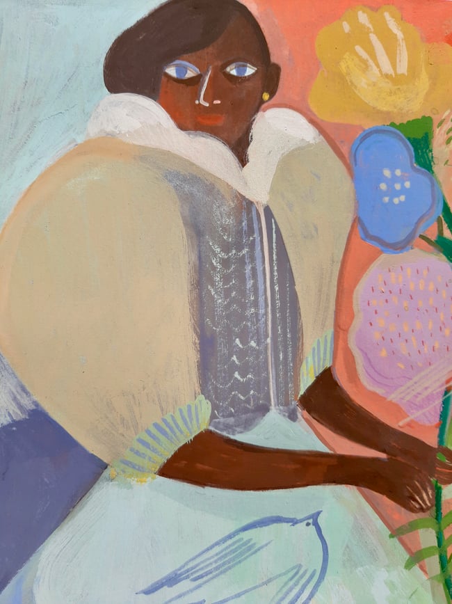 SALE Skylarks ~ Original painting