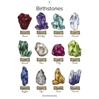 Image 7 of Blue Gemstone and Flower Hairpins