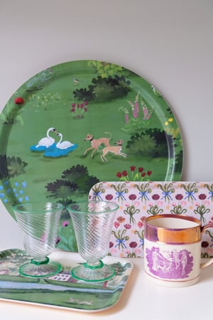 Image of Bucolic Large Round Tray
