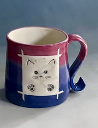 Image 3 of Bisexual Pride Cat Mug - 14oz