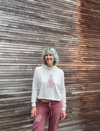 Image of Lilac Cropped Hoodie