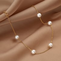 Image 1 of Pearl Titanium Steel Bracelet | Female Accessories Women's Beach Jewelry