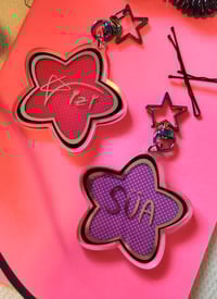 Image 2 of Alien Stage Silver Stamp Keychains