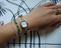 Image 4 of green button watch