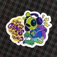 Image 1 of Alien Boy Sticker