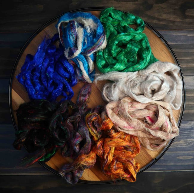 Sari Silk Blending Fibers