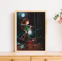 Image 2 of Where magic lives art print / Donde habita la magia láminas ilustradas