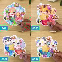 Image 2 of Mermaid Friends Sticker
