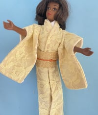 Image 1 of Francie  - Vintage Lace and Lame Kimono
