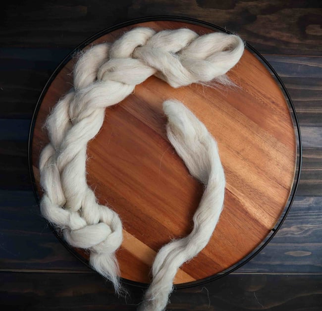 Ivory Combed Top - Swaledale