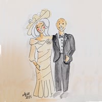 Image 1 of Custom Character Illustration 7x5"