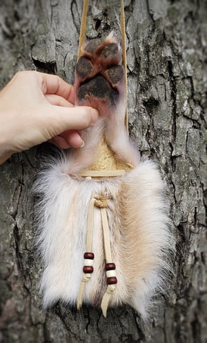Image of Grey Wolf Paw Bag