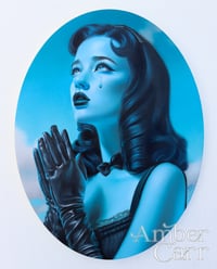 True Blue Original Oil Painting