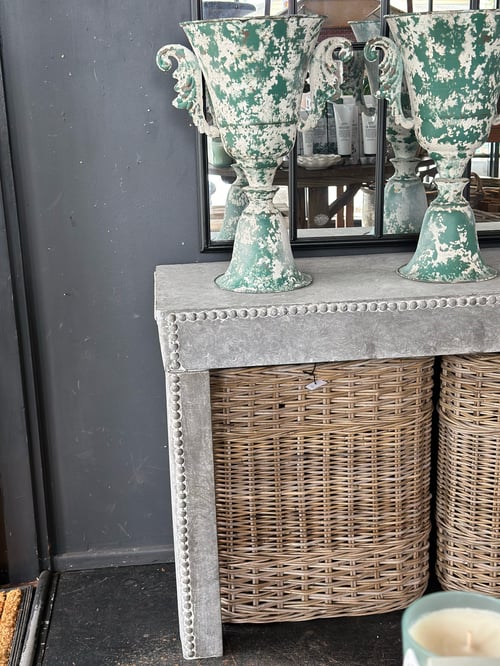 Image of Zinc Garden Table