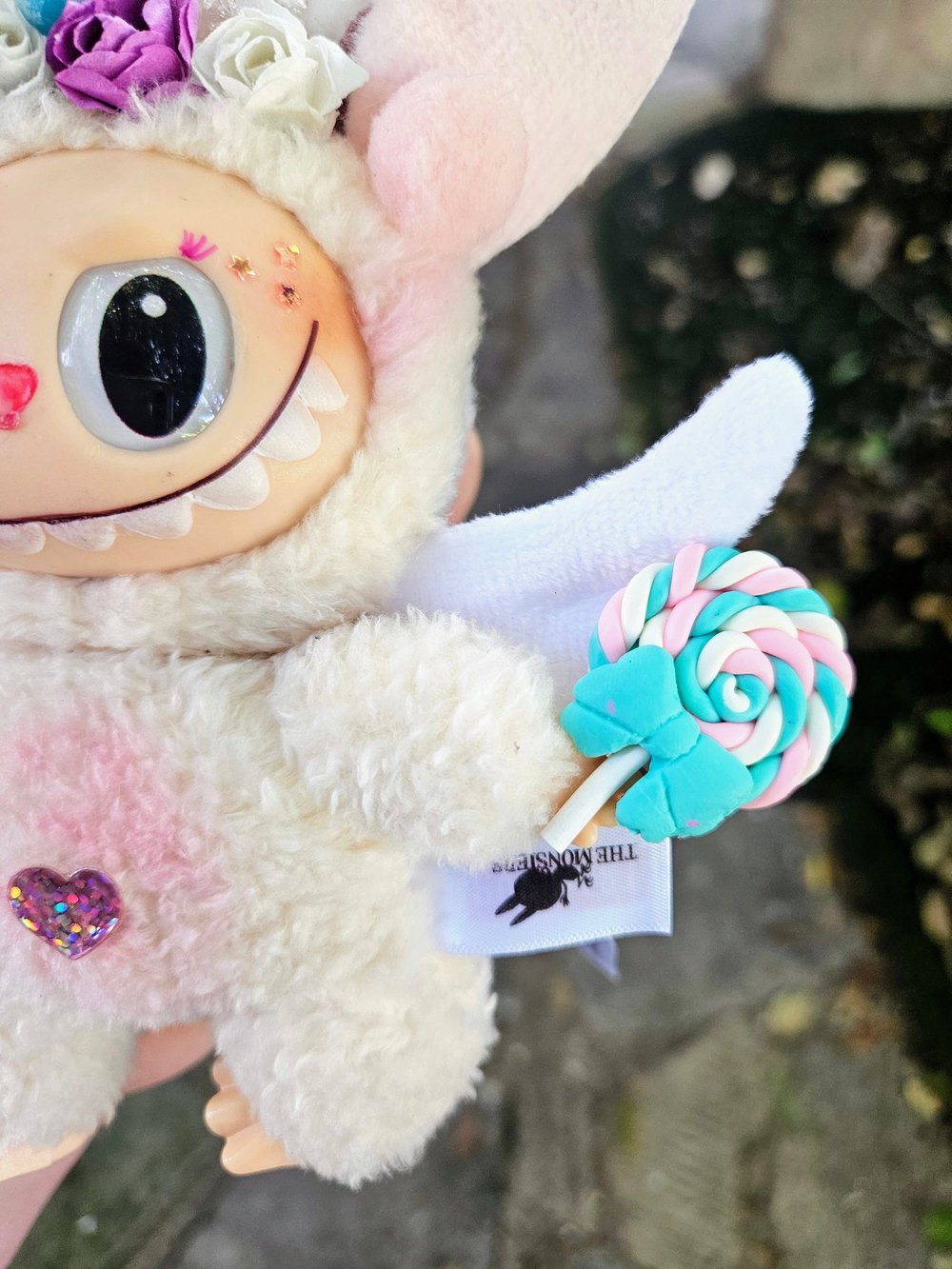 Rose Quartz Crystal Lafufu 8"