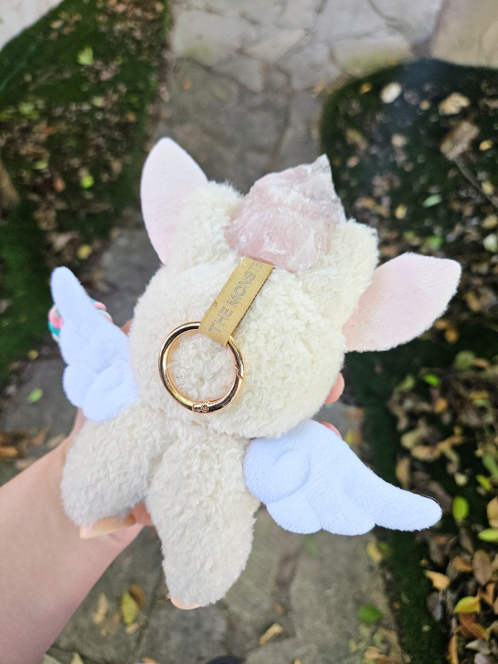 Rose Quartz Crystal Lafufu 8"