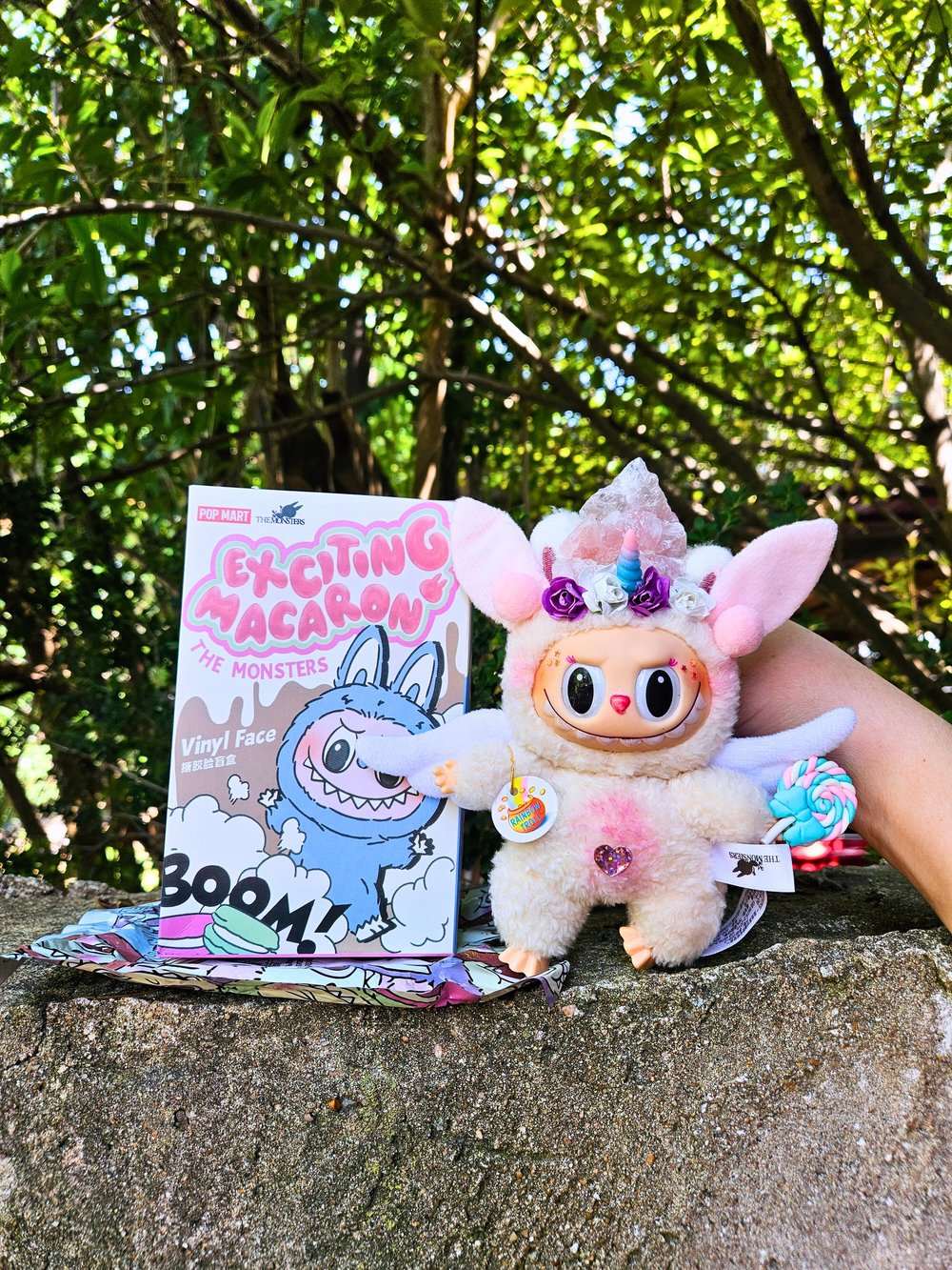 Rose Quartz Crystal Lafufu 8"