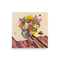 Image 1 of She Moves Mountains - 8x8 inch - Matte Giclee Print 