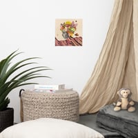Image 2 of She Moves Mountains - 8x8 inch - Matte Giclee Print 