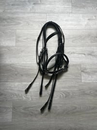 Image 1 of NWOT Vespucci Bridle Double Bridle W/ Reins - Horse Size