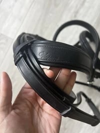 Image 4 of NWOT Vespucci Bridle Double Bridle W/ Reins - Horse Size