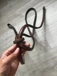 Image 2 of Pony Standing Martingale - Brown Leather