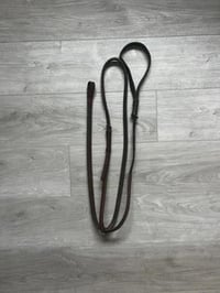 Image 4 of Pony Standing Martingale - Brown Leather