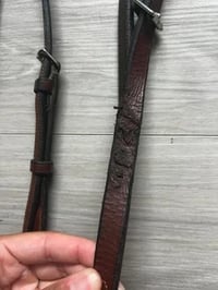 Image 5 of Pony Standing Martingale - Brown Leather