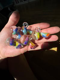 Image 6 of Opal gazer rainbow mushroom pendy