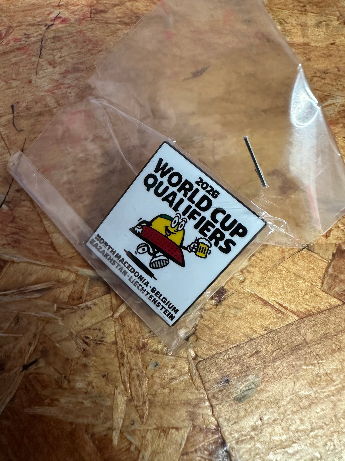 Image of 2026 World Cup Qualifiers Pin Badge 
