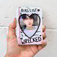 Image 2 of Bias Wrecker Bias List Acrylic Photocard Holder