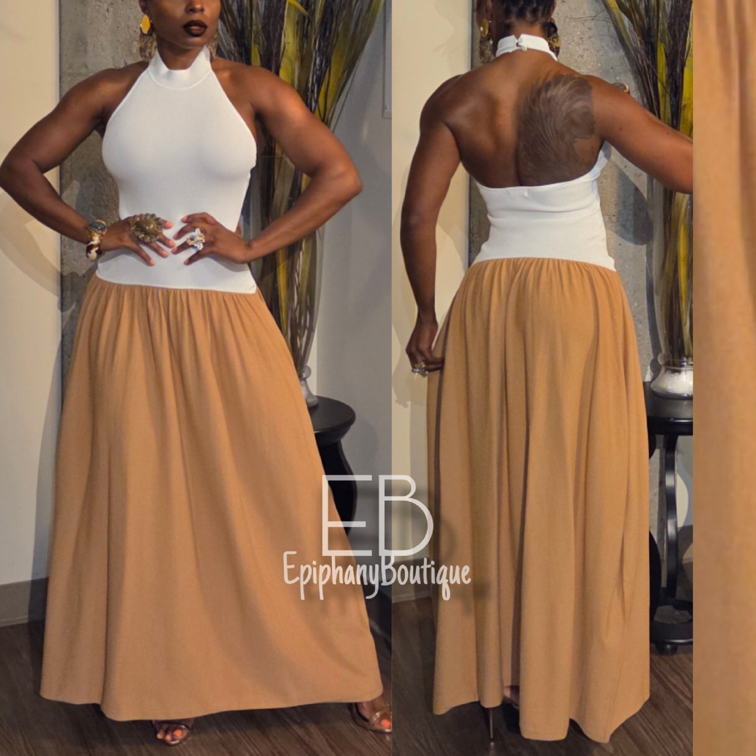 Image of The Kala 2-Tone Dress