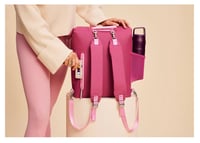 Image 3 of Stanley™️ THE ALL DAY MADELEINE MIDI COOLER BACKPACK | 20 CAN | 14.8 QT | "Tigerlily Plum”