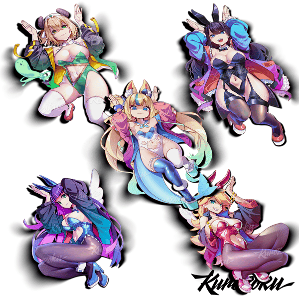 Image of Summer Bunny Waifus! 