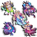 Image 2 of Summer Bunny Waifus! 