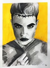 Sally Watercolor Portrait (9x12") Original