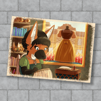 Seamstress Aurelia (Print, 5" x 7")