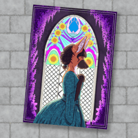Aurelia Stained Glass (Print, 5" x 7")