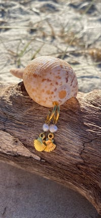 Image 1 of Pearly Shell Earrings