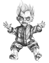 Beetlejuice Baby drawing print