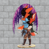 Stryker & Aurelia Wisteria Standee