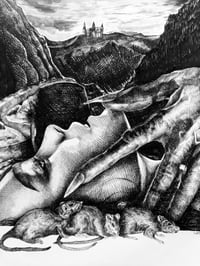 Image 1 of Nosferatu inspired drawing
