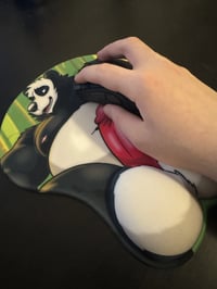 Image 4 of Furry Panda - 3D Mousepad with Wrist Support