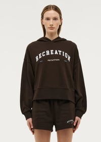 Image 1 of P.E NATION VINTAGE HOODIE - TURKISH COFFEE